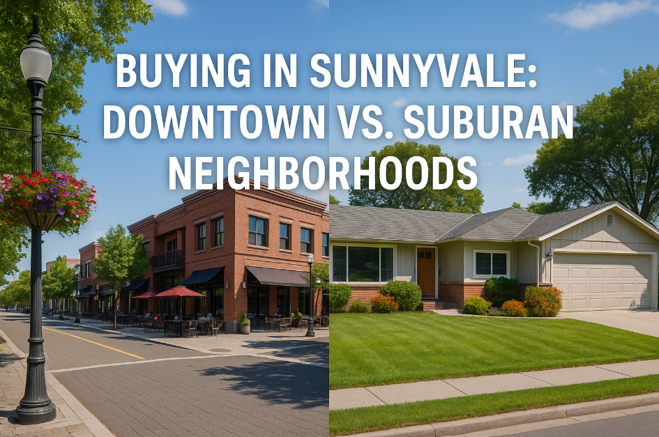 Buying in Sunnyvale: Downtown vs. Suburban Neighborhoods