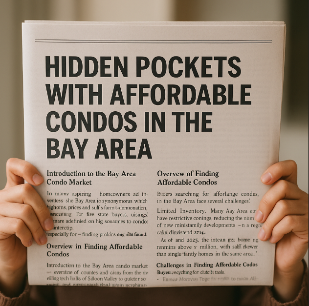 Hidden Pockets with Affordable Condos in the Bay Area