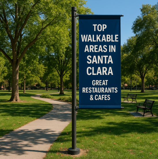Top Walkable Areas in Santa Clara with Great Restaurants & Cafes