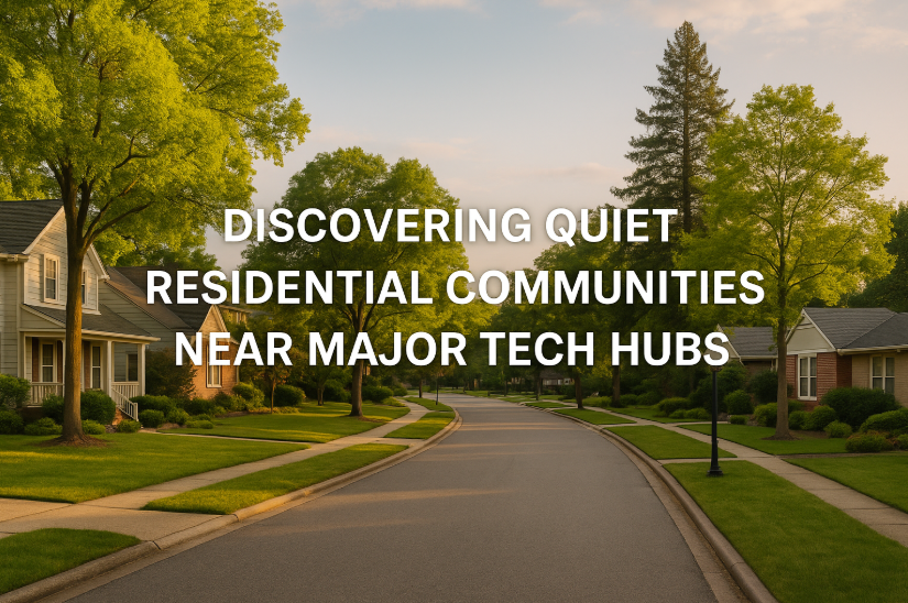 Discovering Quiet Residential Communities Near Major Tech Hubs.