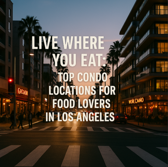 Live Where You Eat: Top Condo Locations for Food Lovers in Los Angeles