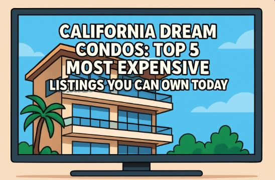 California Dream Condos: Top 5 Most Expensive Listings You Can Own Today